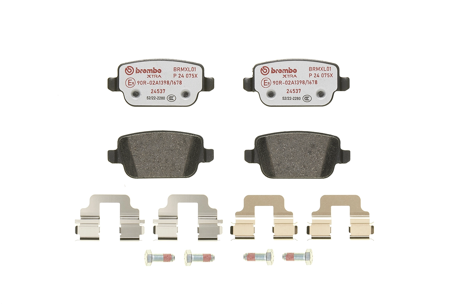 P24075X Brembo Колодки тормозные дисковые комплект