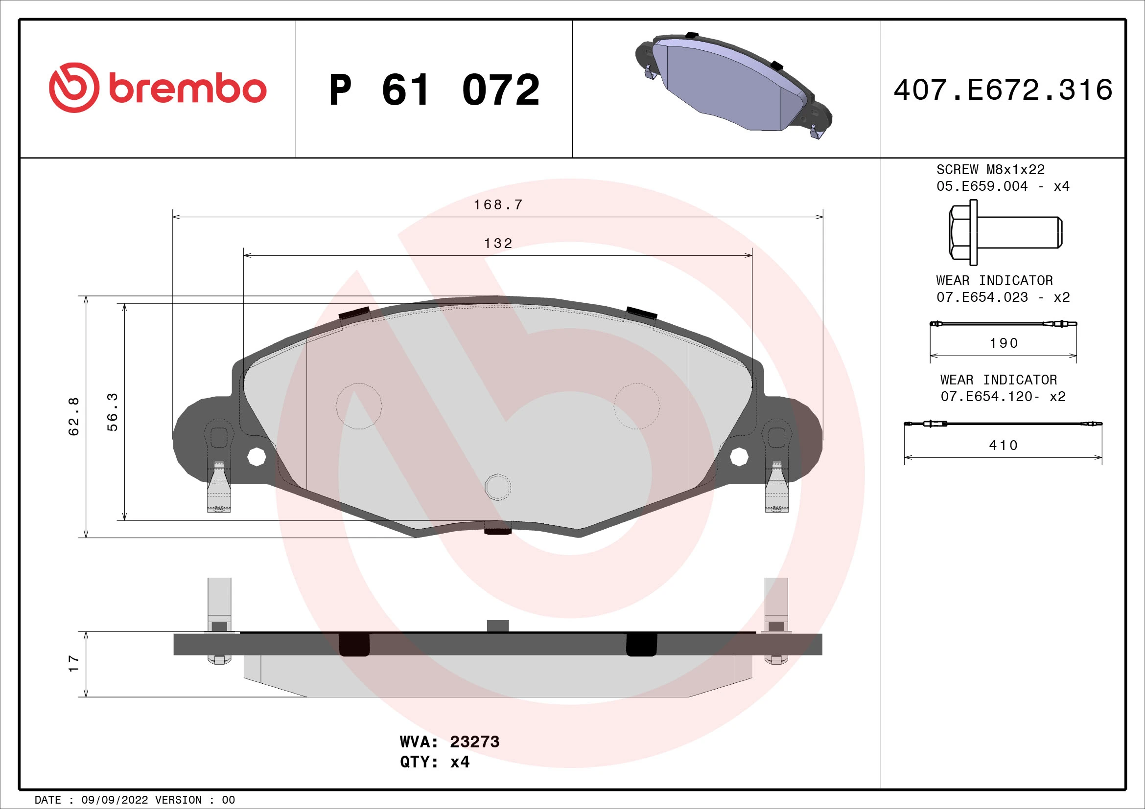 P61072 Brembo