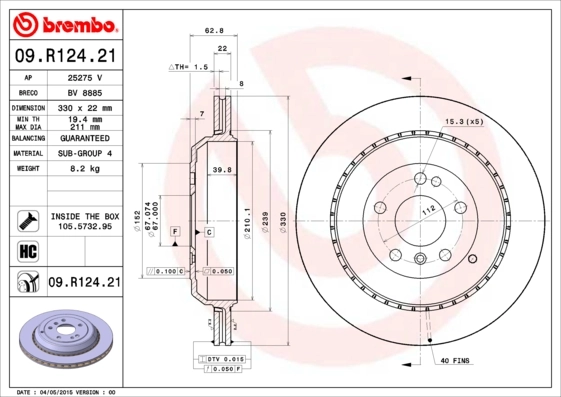 09R12421 Brembo