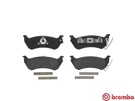 P50040 Brembo Колодки тормозные дисковые комплект
