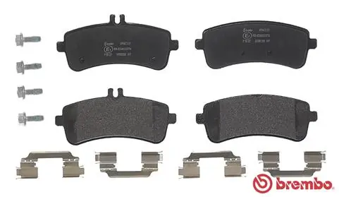 P50125 Brembo Колодки тормозные дисковые комплект