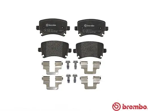 P85073 Brembo Колодки тормозные дисковые комплект