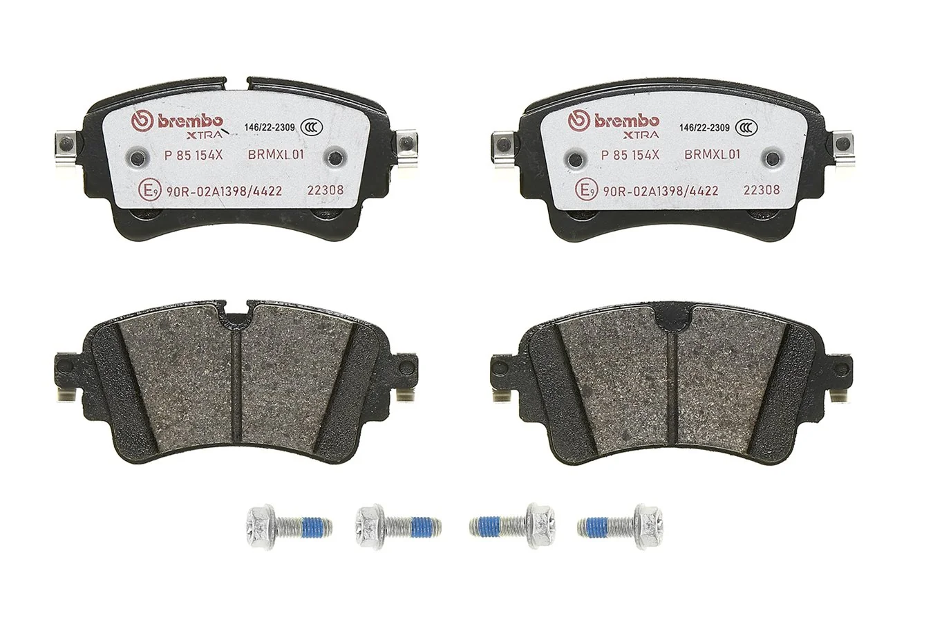 P85154X Brembo Колодки тормозные дисковые комплект