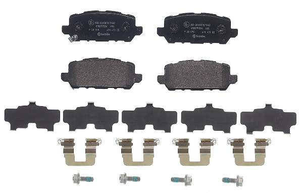 P28090 Brembo Колодки тормозные дисковые комплект