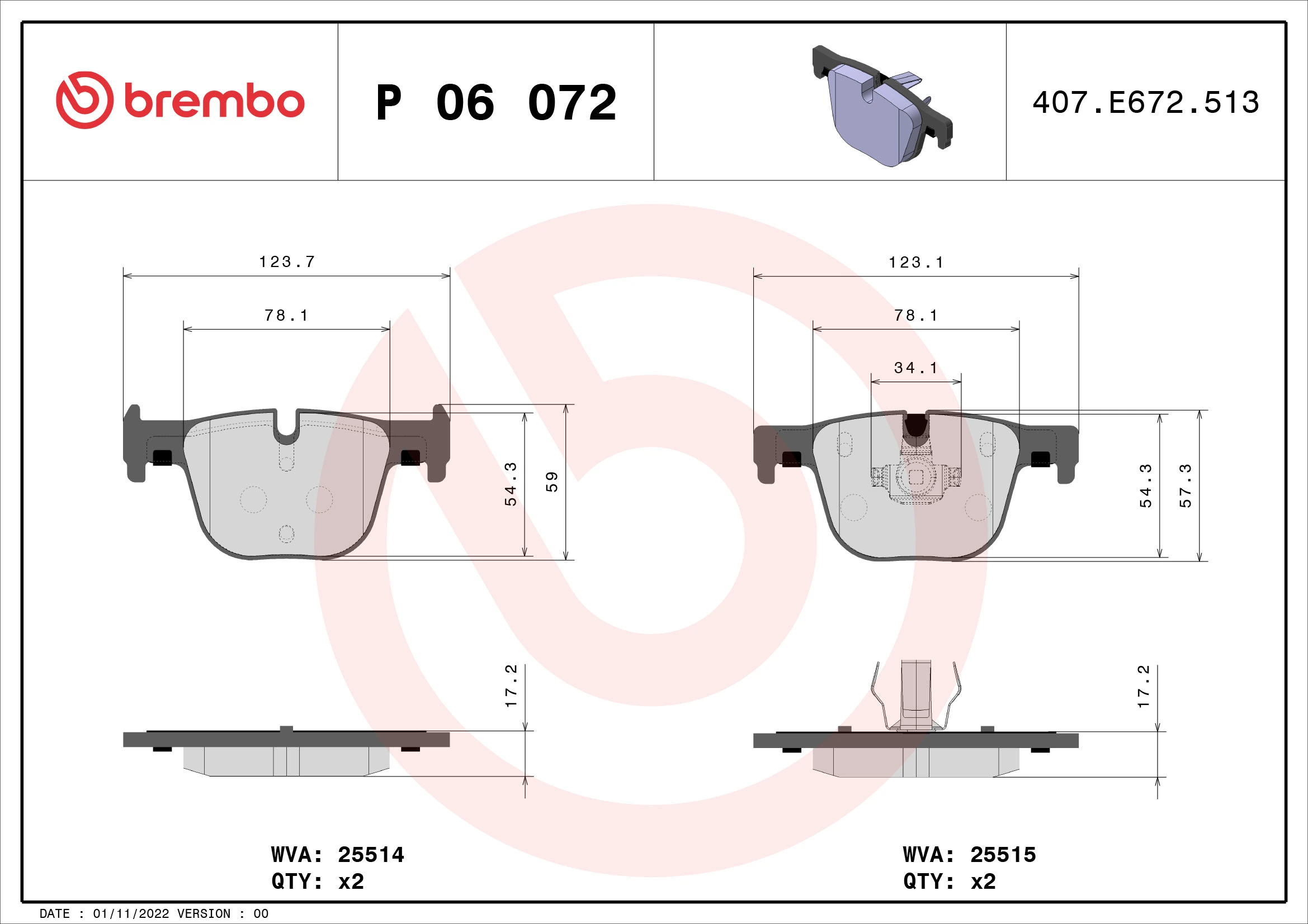 P06072 Brembo