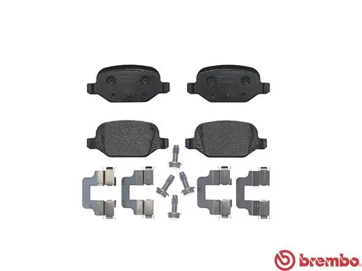 P23064 Brembo Колодки тормозные дисковые комплект