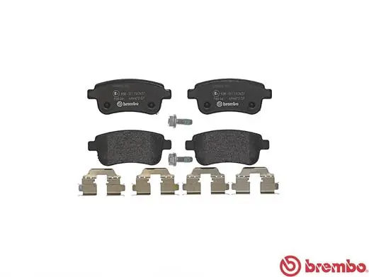 P68041 Brembo Колодки тормозные дисковые комплект