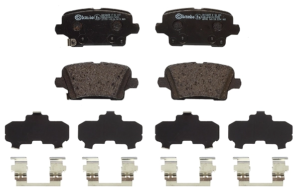 P59097 Brembo Колодки тормозные дисковые комплект