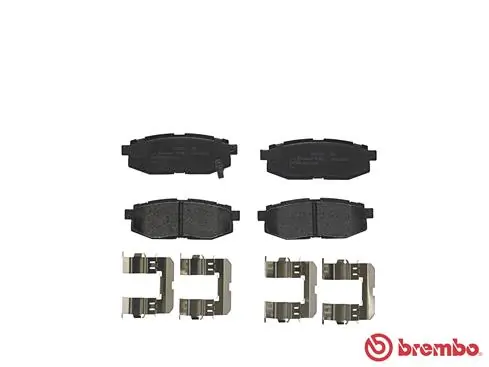 P78018 Brembo Колодки тормозные дисковые комплект
