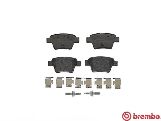 P61100 Brembo Колодки тормозные дисковые комплект