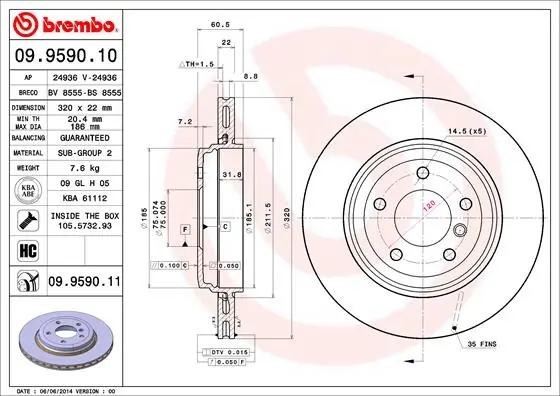 09959010 Brembo