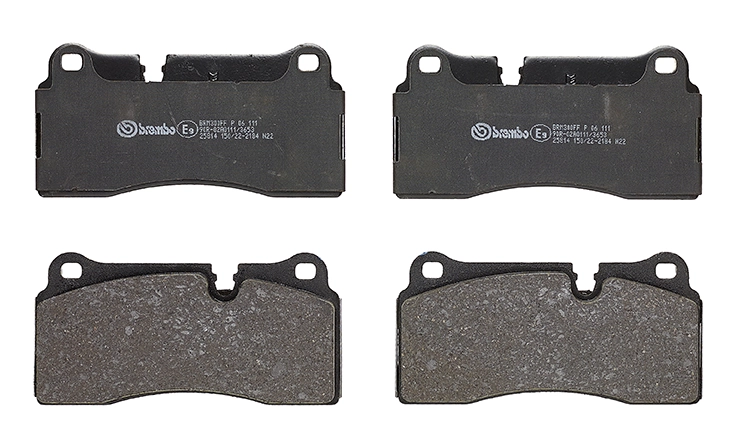 P06111 Brembo Колодки тормозные дисковые комплект