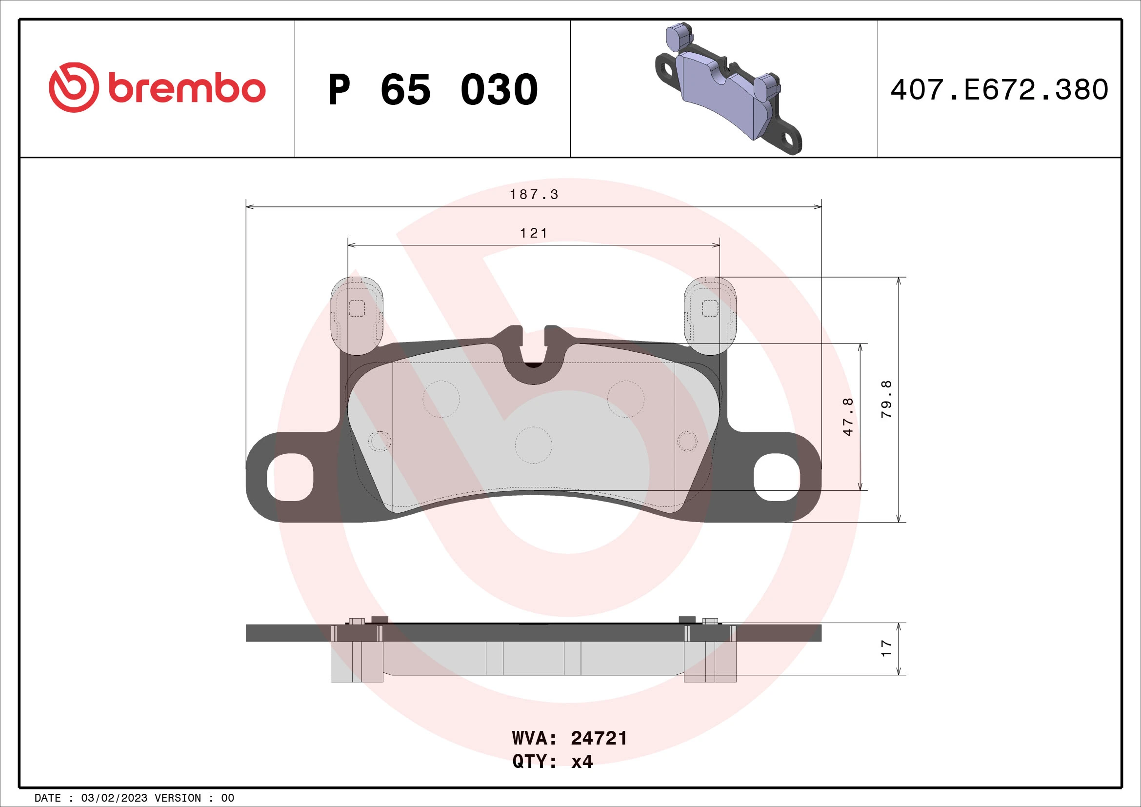 P65030 Brembo