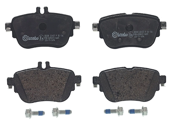 P50136 Brembo Колодки тормозные дисковые комплект