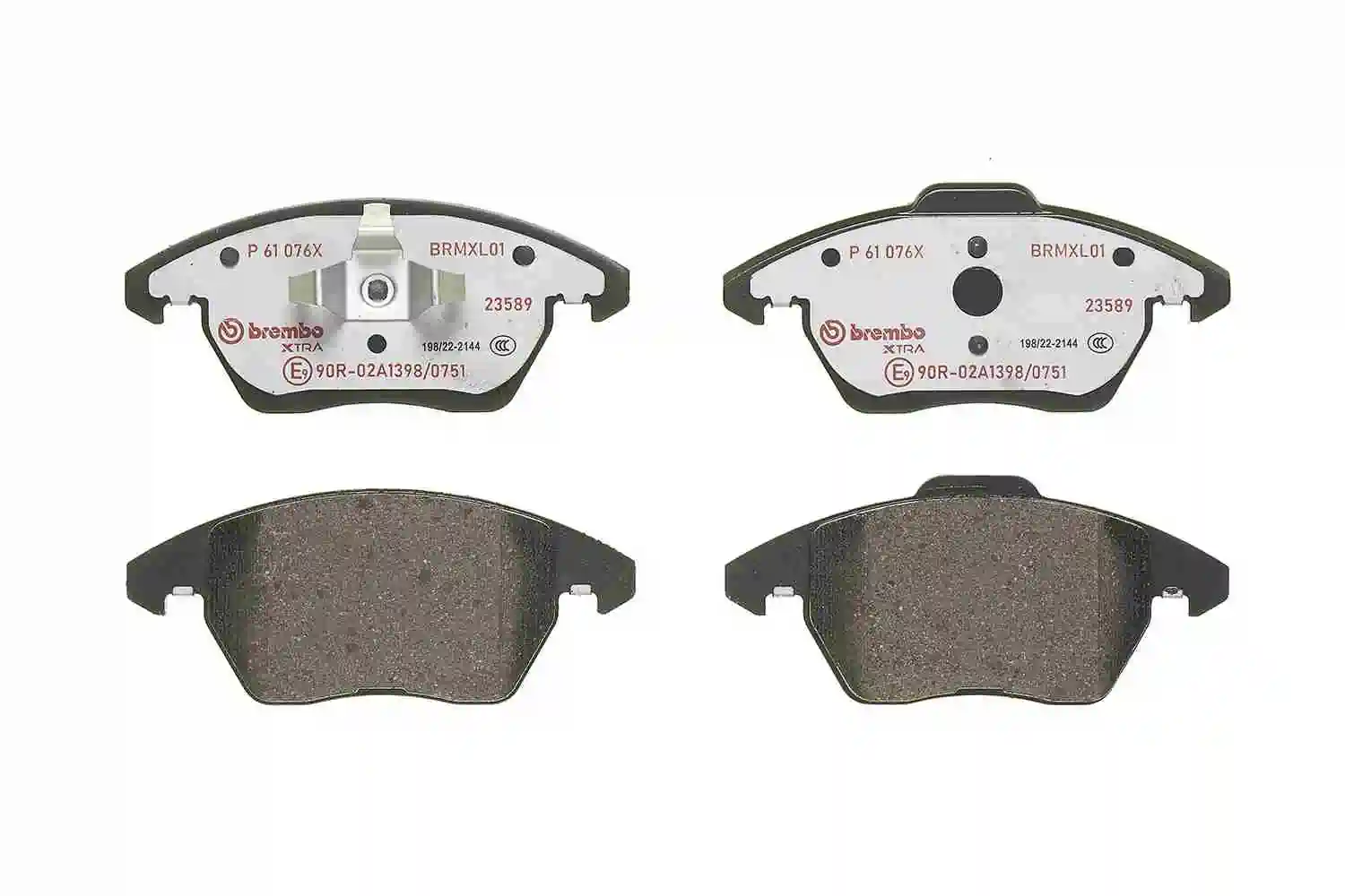 P61076X Brembo Колодки передние