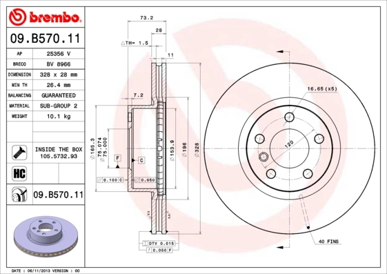09B57011 Brembo