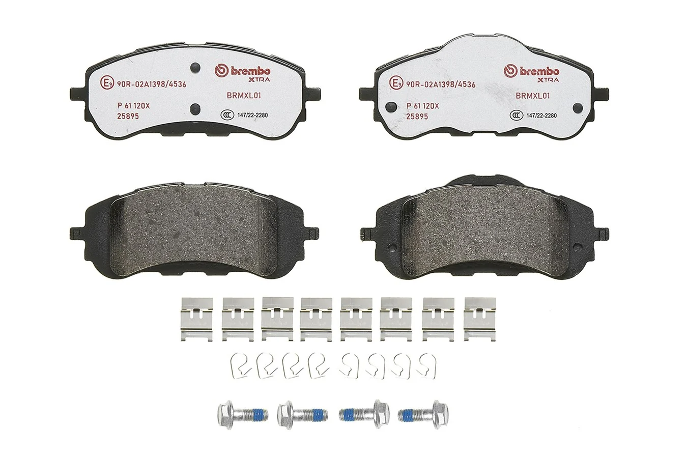 P61120X Brembo Колодки передние