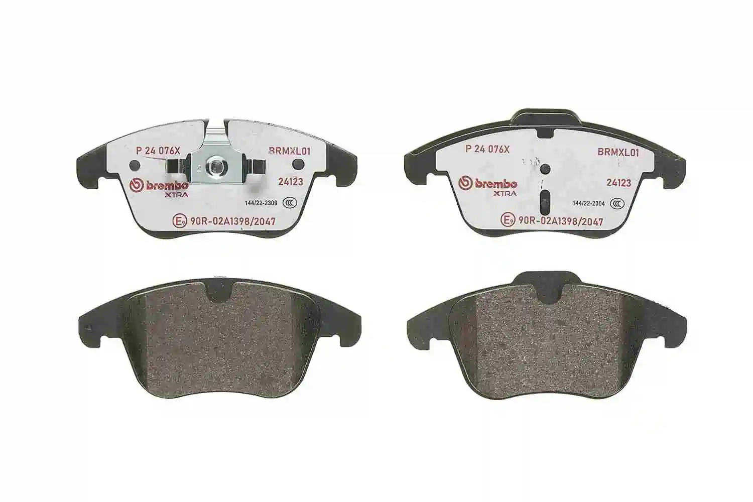 P24076X Brembo Колодки передние