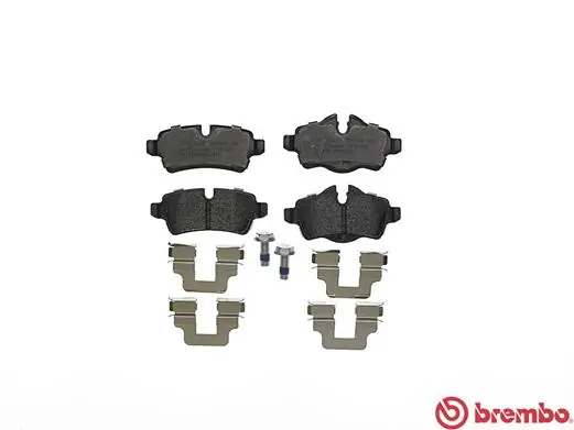 P06052 Brembo Колодки тормозные дисковые комплект