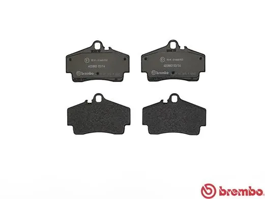 P65008 Brembo Колодки тормозные дисковые комплект