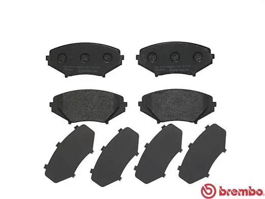 P49034 Brembo Колодки передние