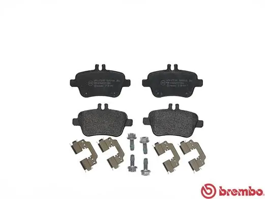 P50091 Brembo Колодки тормозные дисковые комплект