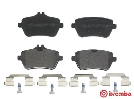 P50117 Brembo Колодки тормозные дисковые комплект