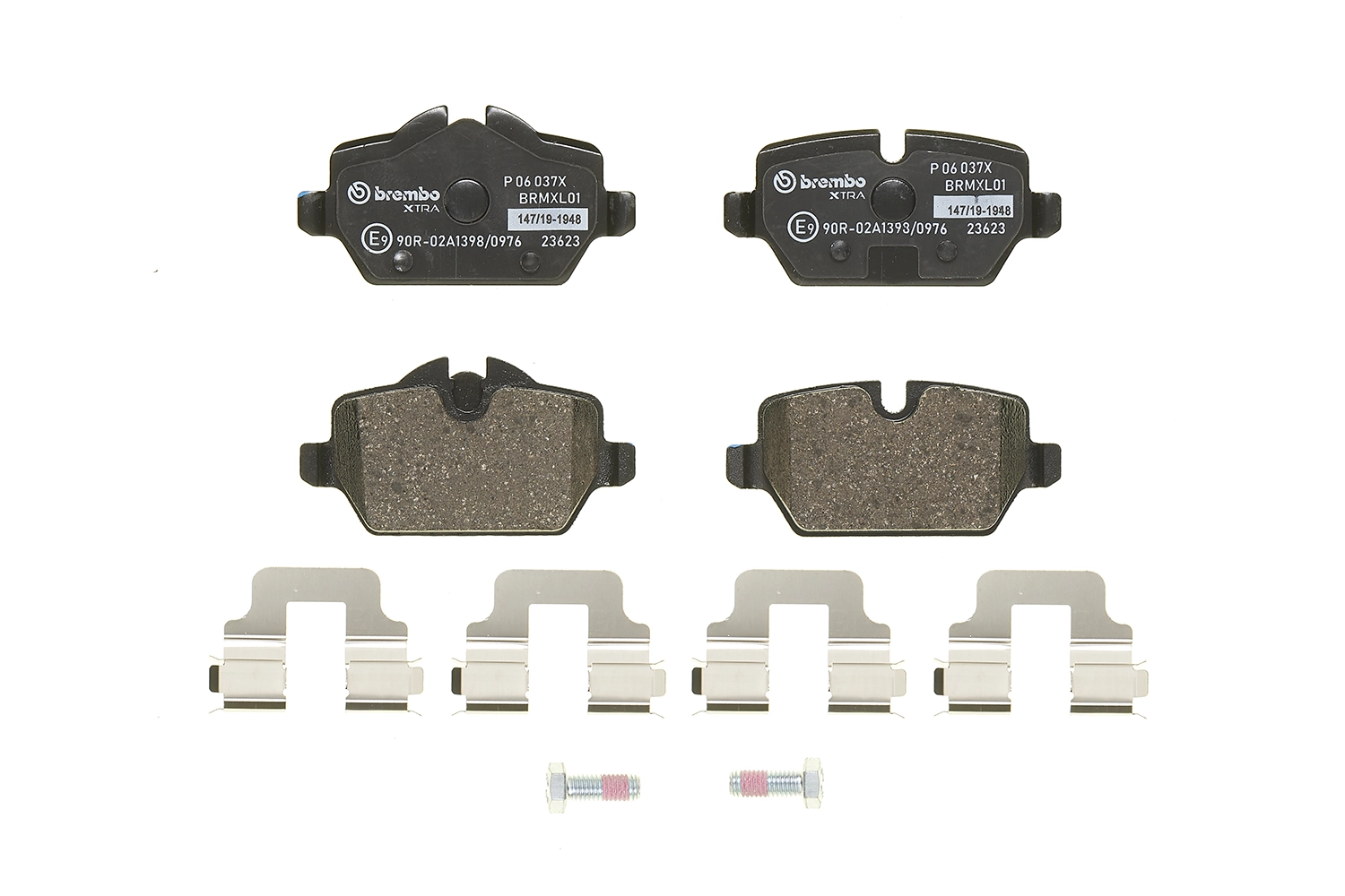 P06037X Brembo Колодки тормозные дисковые комплект