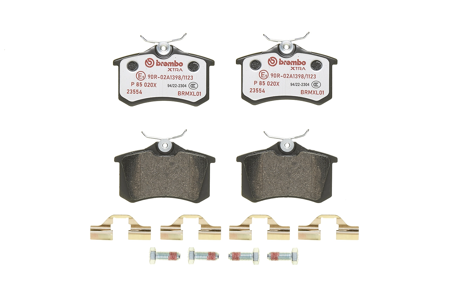 P85020X Brembo Колодки тормозные дисковые комплект