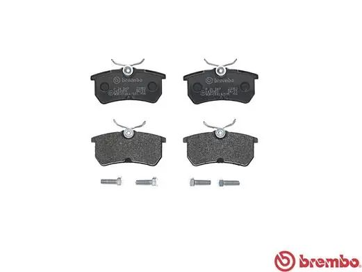P24047 Brembo Колодки тормозные дисковые комплект