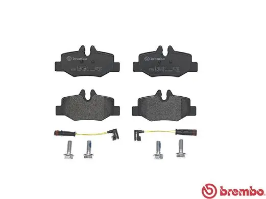 P50051 Brembo Колодки тормозные дисковые комплект