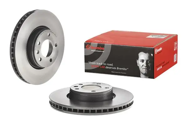 09574911 Brembo Диск тормозной передний