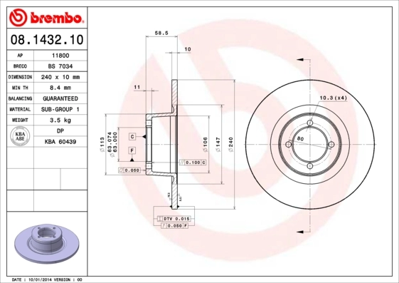 08143210 Brembo
