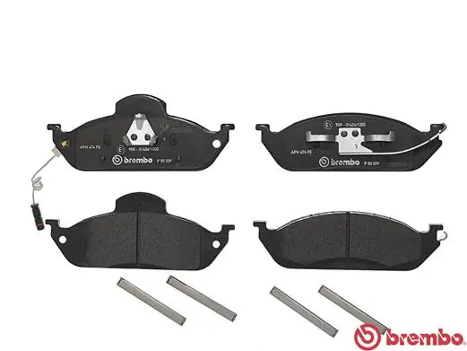 P50039 Brembo Колодки передние