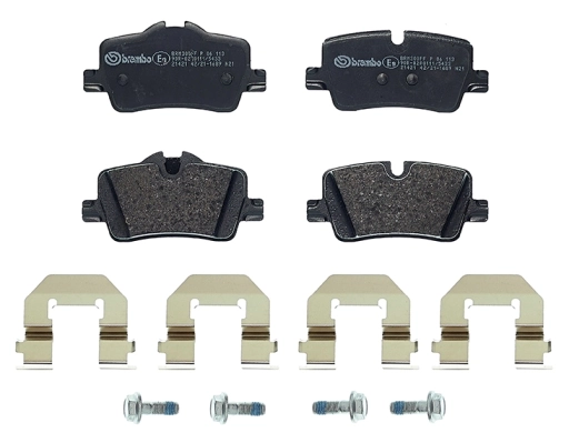 P06113 Brembo Колодки тормозные дисковые комплект
