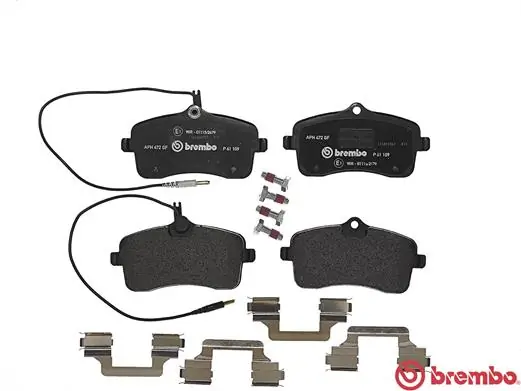 P61109 Brembo Колодки передние