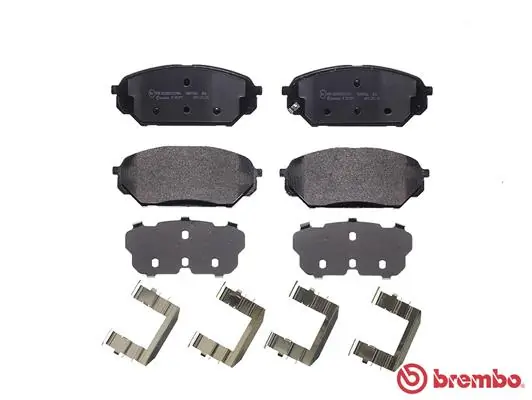 P30071 Brembo Колодки передние