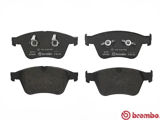 P50105 Brembo Колодки передние