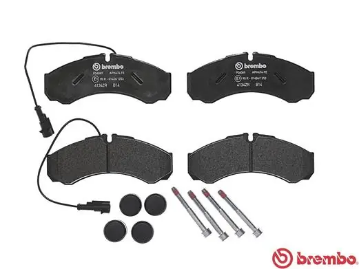 P56069 Brembo Колодки тормозные дисковые комплект