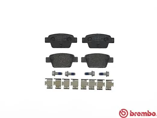 P23080 Brembo Колодки тормозные дисковые комплект