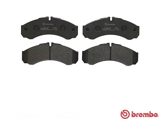 PA6017 Brembo Колодки тормозные дисковые комплект