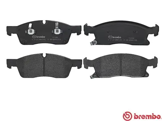 P37017 Brembo Колодки передние