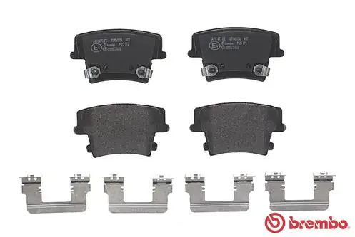 P23175 Brembo Колодки тормозные дисковые комплект
