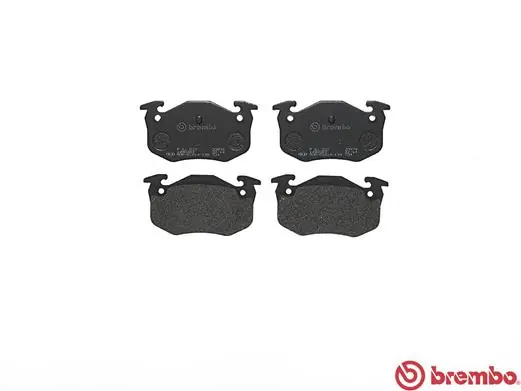 P61032 Brembo Колодки тормозные дисковые комплект