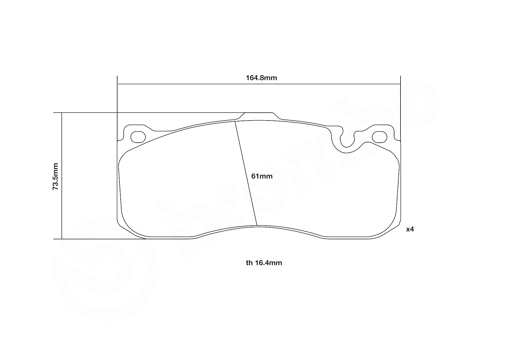 Колодки Brembo 07B31402 цена, от 68.06 USD