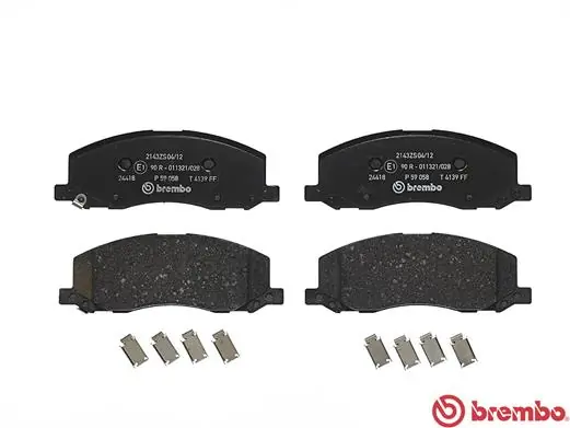 P59058 Brembo Колодки передние