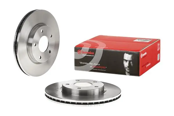 09B56510 Brembo Диск тормозной передний
