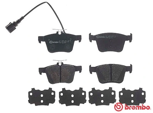 P85162 Brembo Колодки тормозные дисковые комплект