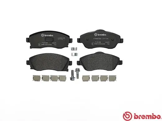 P59036 Brembo Колодки передние