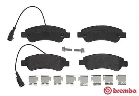P61125 Brembo Колодки тормозные дисковые комплект